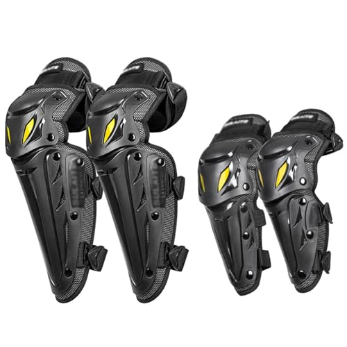 Kcolic 2 Stück Knieprotektoren Motorrad Knieschoner 2 In 1 Ellenbogen Guard Pad Protektor MTB Knie Protektoren Erwachsene Rüstungsschutz Schienbeinschoner Für Motocross Racing Radfahren D von Kcolic