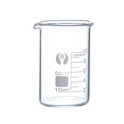 Kcopo Transparente Messbecher 10ml Mini Messbecher Labor Messbecher Set Glas Messbecher Messzylinder Laborglas Messbecher Werkzeug 2 Stück Kcopo Transparente Messbecher 10ml Mini Messbecher Labor Messbecher Set Glas Messbecher Messzylinder Laborglas Messbecher Werkzeug 2 Stück von Kcopo