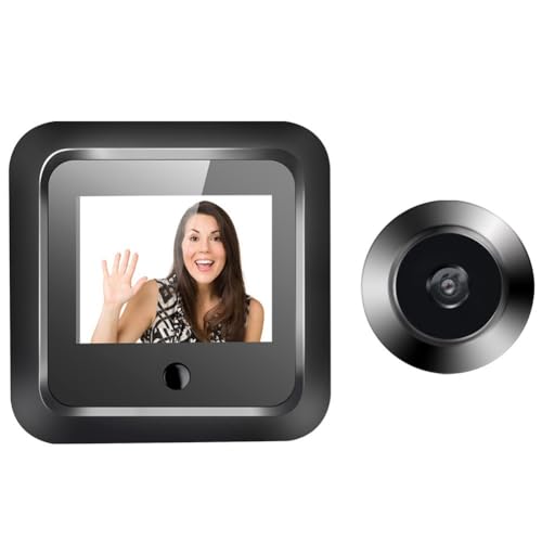 Kcvzitrds 1 Set 6,1 cm 120° Smart Digital Türspion Kamera Sicherheitsmonitor 240 x 320 HD Visuelle Türklingel 300000 Pixel Auflösung von Kcvzitrds