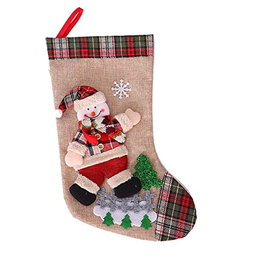 Kcvzitrds 2022 Geschenktasche, Weihnachtsstrumpf, Weihnachtsdekoration, für 2021, Socke, Weihnachtsbaum, Dekoration, B Kcvzitrds 2022 Geschenktasche, Weihnachtsstrumpf, Weihnachtsdekoration, für 2021, Socke, Weihnachtsbaum, Dekoration, B von Kcvzitrds