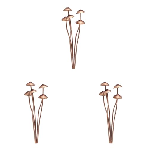 Kcvzitrds 3 x dekorative Gartenheringe aus Metall in Pilzform, ideal für die Dekoration im Freien Kcvzitrds 3 x dekorative Gartenheringe aus Metall in Pilzform, ideal für die Dekoration im Freien von Kcvzitrds