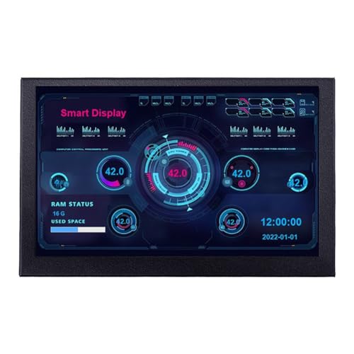 Kcvzitrds 5-Zoll-Monitor, LCD-Monitor, Treibersteuerungskarte, AIDA64 IPS AUX, für Computer, PC-Gehäuse, ITX, einfache Installation und einfach zu bedienen Kcvzitrds 5-Zoll-Monitor, LCD-Monitor, Treibersteuerungskarte, AIDA64 IPS AUX, für Computer, PC-Gehäuse, ITX, einfache Installation und einfach zu bedienen von Kcvzitrds