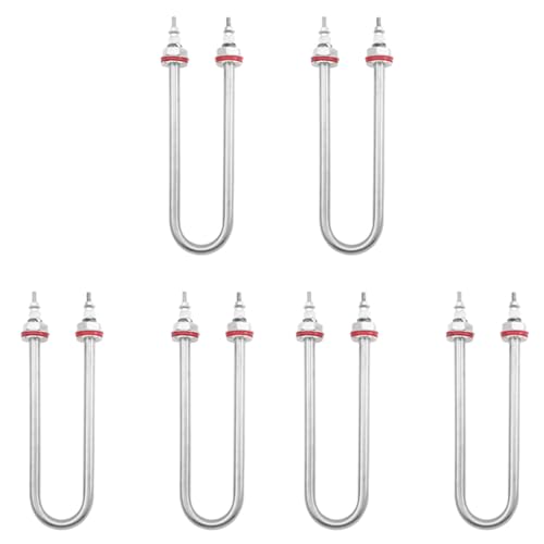 Kcvzitrds 6 Stück Serie Inkubator-Heizrohr, 200 W oder Befeuchtungsröhre, zur Stromversorgung des Haustierprodukts für Hühner von Kcvzitrds