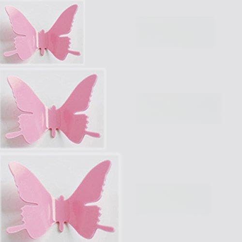 Kcvzitrds Aufkleber, 3D, DIY, Wand, Schmetterling, Dekoration für den Innenbereich, Schlafzimmer, Dekoration, 12 Stück, E4 Kcvzitrds Aufkleber, 3D, DIY, Wand, Schmetterling, Dekoration für den Innenbereich, Schlafzimmer, Dekoration, 12 Stück, E4 von Kcvzitrds