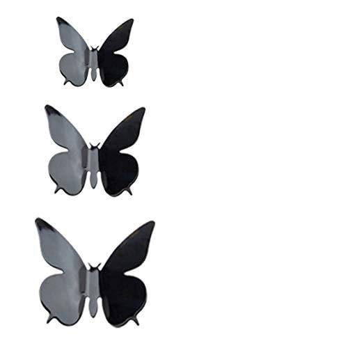 Kcvzitrds Aufkleber, 3D, DIY, Wand, Schmetterling, Dekoration für den Innenbereich, Schlafzimmer, Dekoration, 24 Stück B2 Kcvzitrds Aufkleber, 3D, DIY, Wand, Schmetterling, Dekoration für den Innenbereich, Schlafzimmer, Dekoration, 24 Stück B2 von Kcvzitrds