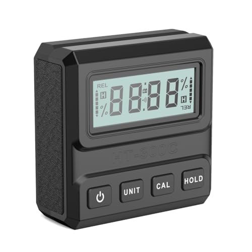 Kcvzitrds Digitaler Winkelmesser Neigungsmesser Winkelmesser Messwinkel Meter Magnet 90-Grad-Lineal von Kcvzitrds