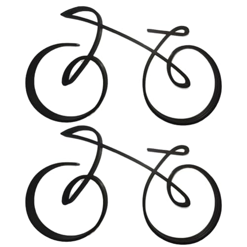 Kcvzitrds Einfache Fahrradskulptur, Innendekoration für Büro, Rahmen, Innendekoration, Beistelltisch, Radfahrerstatue, Geschenk, Wanddekoration Kcvzitrds Einfache Fahrradskulptur, Innendekoration für Büro, Rahmen, Innendekoration, Beistelltisch, Radfahrerstatue, Geschenk, Wanddekoration von Kcvzitrds