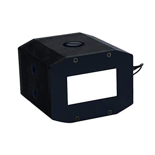 Kcvzitrds GQSX-P2 Computer Kaltwasser Full Metal Wassertank LCD Spiegel Doppelspiegel mit Temperierungssinn (schwarz) von Kcvzitrds
