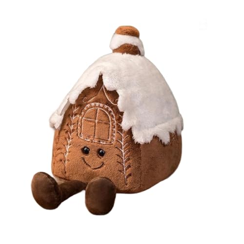 Kcvzitrds Neues PlüSchkissen für Weihnachten, GefüLlt mit Schokoladenkeksen, Hausform, Dekokissen, Niedliches, Lustiges Weihnachtsbaum-, Puppe C Kcvzitrds Neues PlüSchkissen für Weihnachten, GefüLlt mit Schokoladenkeksen, Hausform, Dekokissen, Niedliches, Lustiges Weihnachtsbaum-, Puppe C von Kcvzitrds