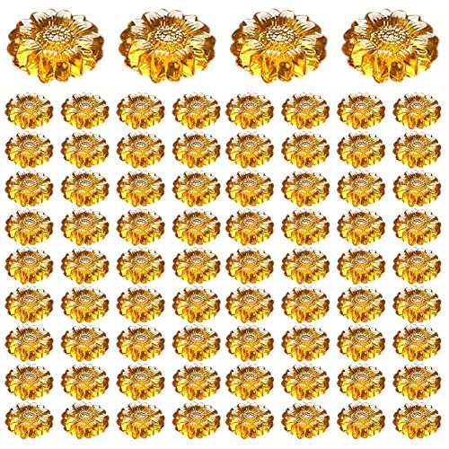 Kcvzitrds Sonnenblume Transluzentlack Wachspartikel DIY Hochzeitseinladung Handkonto GruÃŸKarte Dekorationsmaterial Gold von Kcvzitrds