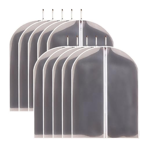 Kcvzitrds Staubschutzhülle für Hauskleidung, vollständig geschlossene Aufbewahrungstasche für Anzüge und Mäntel, mit glattem Reißverschluss, Schutz für Kleidung von Kcvzitrds