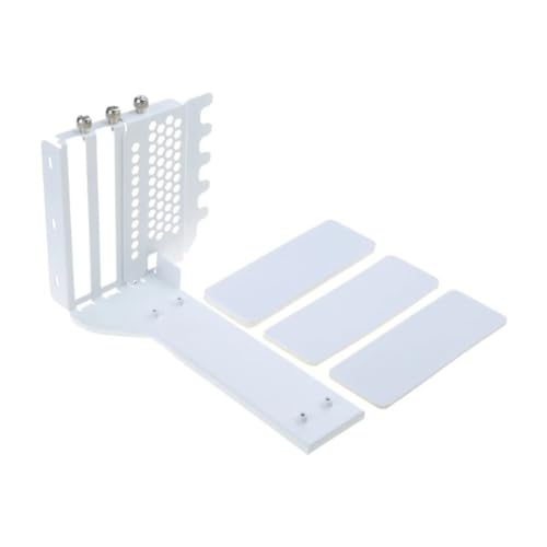 Kcvzitrds Vertikale Universal-Halterung für GPU Riser ATX Matx Case VGA Lenkungshalterung für Grafikkarten 3090, 4090, einfache Installation, Weiß Kcvzitrds Vertikale Universal-Halterung für GPU Riser ATX Matx Case VGA Lenkungshalterung für Grafikkarten 3090, 4090, einfache Installation, Weiß von Kcvzitrds