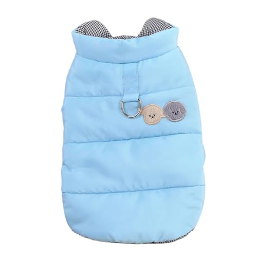 Kcvzitrds Winterkleidung für Hunde, warme Jacke für Welpen, Mantel für mittelgroße Hunde, Katzen, mit D-Ring, Weste, Chihuahua, Französische Bulldogge, Kostüme M Kcvzitrds Winterkleidung für Hunde, warme Jacke für Welpen, Mantel für mittelgroße Hunde, Katzen, mit D-Ring, Weste, Chihuahua, Französische Bulldogge, Kostüme M von Kcvzitrds