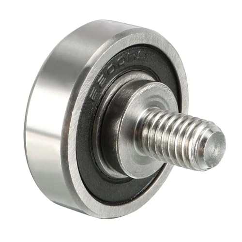Antriebsriemen aus Gummi 30x9x9mm M8 * 12 Roller Idler Lager Pulley Schiebe Förder Rad Gewindestange Metall Gummi Antriebsriemen von Kdbcet