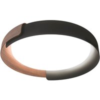 Kdln Dala LED Deckenleuchte dunkelgrau / Holz von Kdln