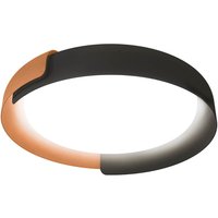 Kdln Dala LED Deckenleuchte dunkelgrau / Kupfer von Kdln