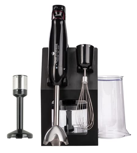 KeMar Kitchenware KSM-1000 Stabmixer | Basis Set | 1.000 Watt | Titan Klinge | Ständer (KSM-1000 + Stampfer) von KeMar Kitchenware