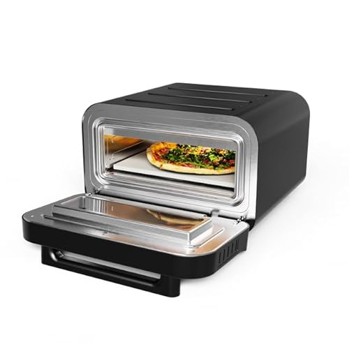 Pizzaofen mit Pizzaschaufel, Touch Display, bis 450°C von KeMar Kitchenware