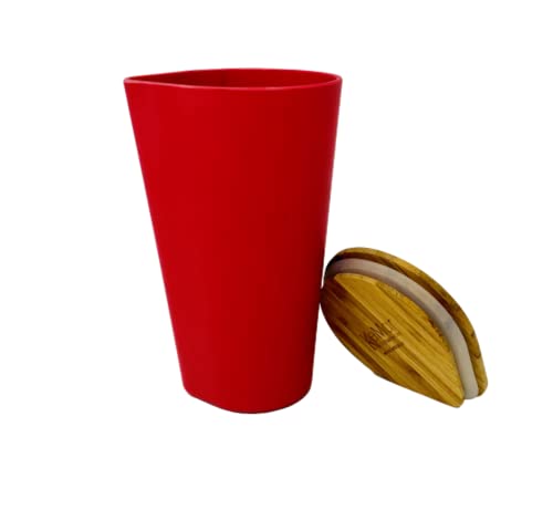 Vase (950 ml Rot) von KeMar Kitchenware