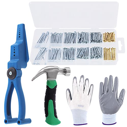 Keadic 423 Pcs Nail Hammer Hardware Kit Contains Galvanized Nails 8oz Mini Claw Hammer Nail Holder and Work Gloves for Home Improvement Wall Mounting Hanging Pictures Keadic 423 Pcs Nail Hammer Hardware Kit Contains Galvanized Nails 8oz Mini Claw Hammer Nail Holder and Work Gloves for Home Improvement Wall Mounting Hanging Pictures von Keadic