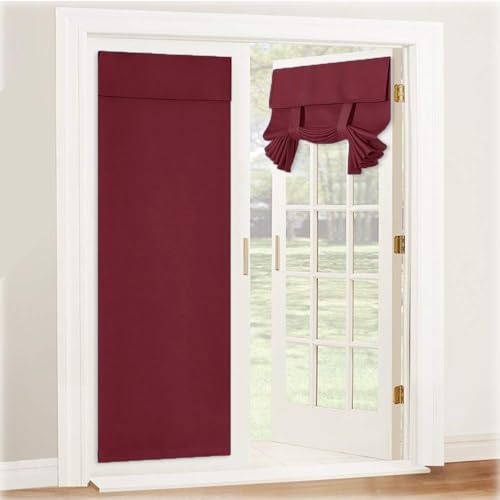 Kebinmaoyi Französische Türvorhänge, Verdunkelungsvorhänge, Polyestervorhänge, Sichtschutz und Dekoration, geeignet für Schlafzimmer, Wohnzimmer, Küche,Badezimmer Claret 55x162cm Kebinmaoyi Französische Türvorhänge, Verdunkelungsvorhänge, Polyestervorhänge, Sichtschutz und Dekoration, geeignet für Schlafzimmer, Wohnzimmer, Küche,Badezimmer Claret 55x162cm von Kebinmaoyi