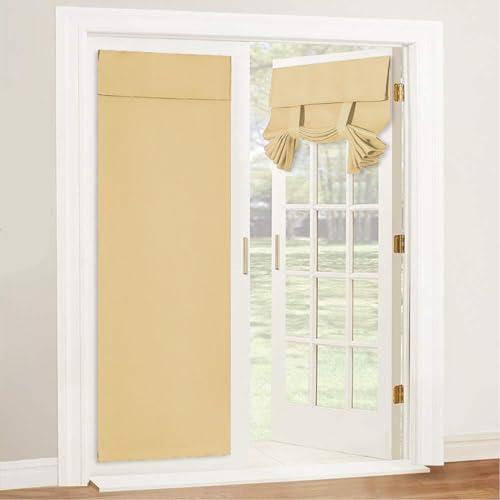 Kebinmaoyi Französische Türvorhänge, Verdunkelungsvorhänge, Polyestervorhänge, Sichtschutz und Dekoration, geeignet für Schlafzimmer, Wohnzimmer, Küche,Badezimmer Sand 66x111cm Kebinmaoyi Französische Türvorhänge, Verdunkelungsvorhänge, Polyestervorhänge, Sichtschutz und Dekoration, geeignet für Schlafzimmer, Wohnzimmer, Küche,Badezimmer Sand 66x111cm von Kebinmaoyi