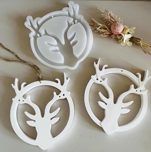 Silikonformen GießFormen Elch,Silikonform Weihnachten,DIY Silikonformen GießFormen Weihnachten,Weihnachtsdeko GießFormen Silikon,Kerzenformen Zum GießEn,3D Elch Weihnachten Deko (ringförmig Elch) Silikonformen GießFormen Elch,Silikonform Weihnachten,DIY Silikonformen GießFormen Weihnachten,Weihnachtsdeko GießFormen Silikon,Kerzenformen Zum GießEn,3D Elch Weihnachten Deko (ringförmig Elch) von Keboygym