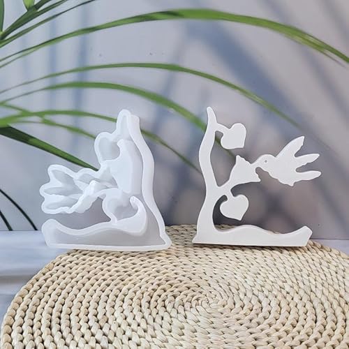 Silikonformen Gießformen,DIY Silikonform Kerzenhalter,Silikon Gießform Kerzenhalter,Gipsformen zum Gießen Gießformen Silikon für Einschulung Geschenk,Weihnachten,Halloween (Kolibri pflückt Blumen) Silikonformen Gießformen,DIY Silikonform Kerzenhalter,Silikon Gießform Kerzenhalter,Gipsformen zum Gießen Gießformen Silikon für Einschulung Geschenk,Weihnachten,Halloween (Kolibri pflückt Blumen) von Keboygym