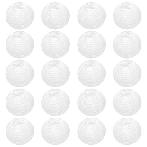 Keboyoe 20 Stück Lampions Papier Lampenschirm Weiße Runde Laternen 7.5cm Papierlampenschirm Klein Stofflaterne für Hochzeit Geburtstag Garten Poolparty Kindergeburtstag Deko Sommerfest Halloween Keboyoe 20 Stück Lampions Papier Lampenschirm Weiße Runde Laternen 7.5cm Papierlampenschirm Klein Stofflaterne für Hochzeit Geburtstag Garten Poolparty Kindergeburtstag Deko Sommerfest Halloween von Keboyoe