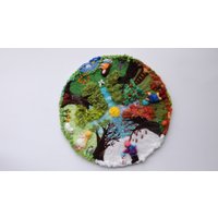 4 Jahreszeiten Kreis, Wandbehang, Waldorf Kunst, Jahreszeitentisch, Natur -Tisch, Buntglas von Kecekece