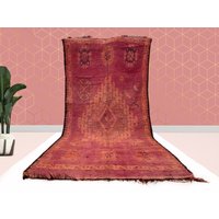 Kechart - 5X12Ft Boujaad Wollteppich, Vintage Berber Teppich, Bio Handgefertigter Teppich Luxus, 166 cm X 358 von KechartMarrakechArt