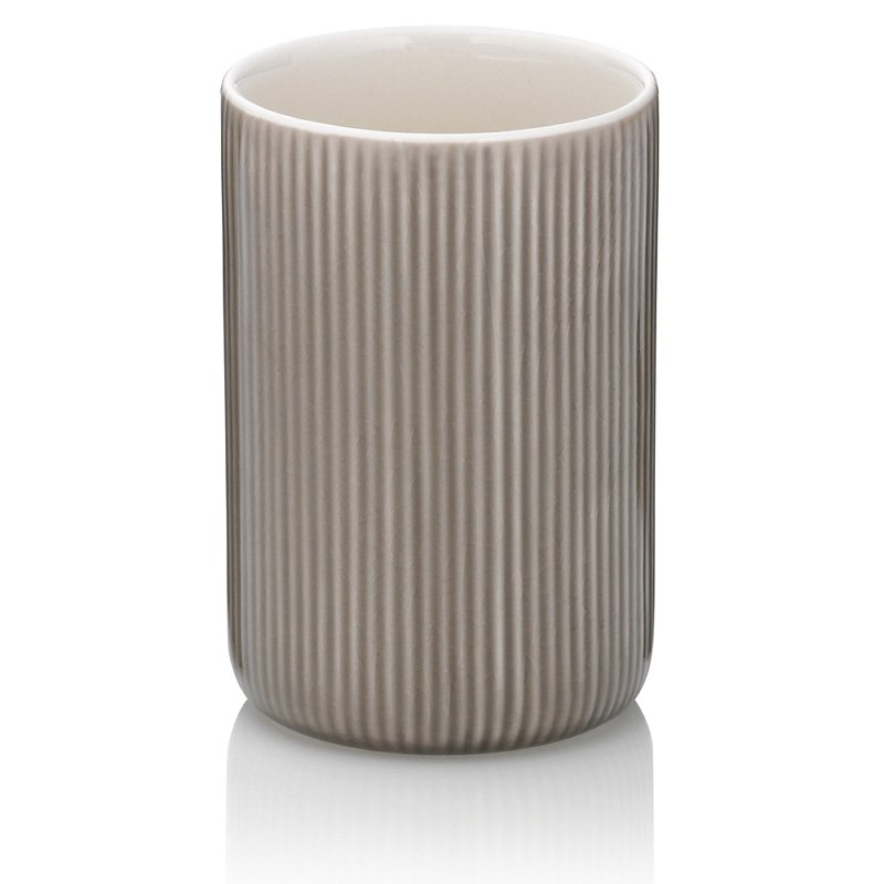 Keck & Lang Becher in Keramik steingrau von Keck & Lang