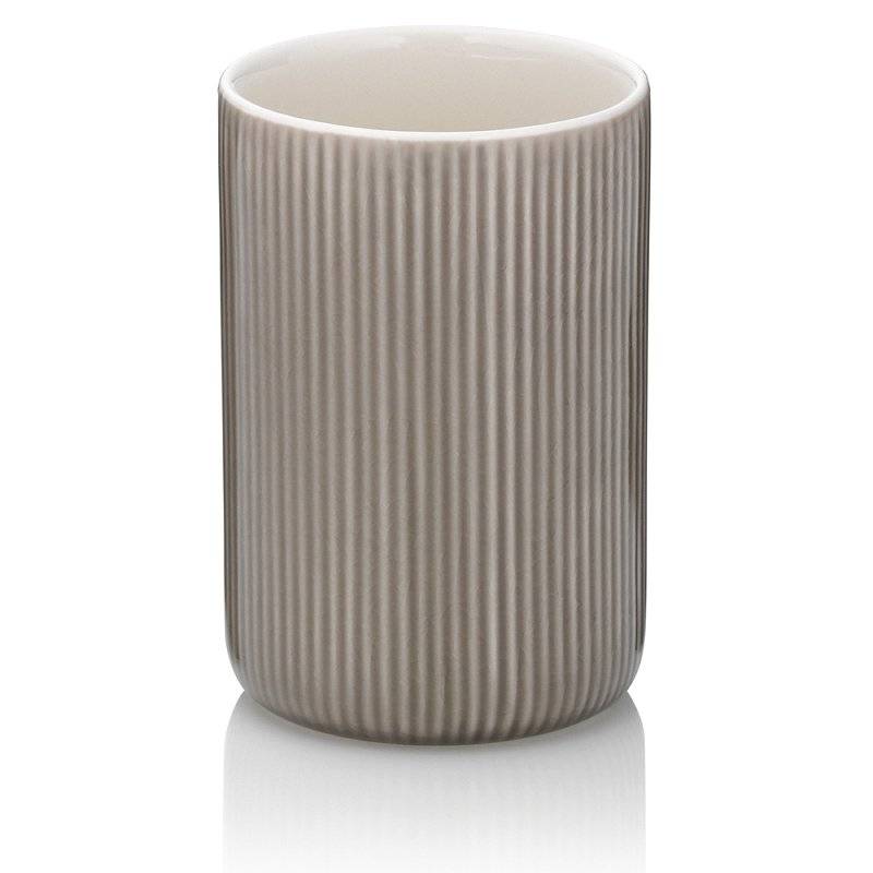 Keck & Lang Becher in Keramik steingrau von Keck & Lang