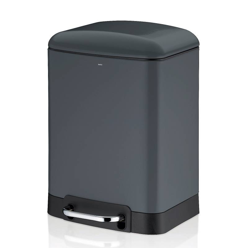 Keck & Lang Kosmetikeimer DAVINO ca. B20,5 H32,5 T22,5 cm in dunkelgrau, H:33cm, 6L von Keck & Lang
