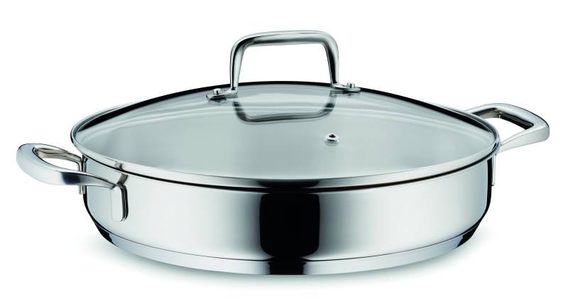 Keck & Lang Servierpfanne Flavoria in Silber Glänzend von Keck & Lang