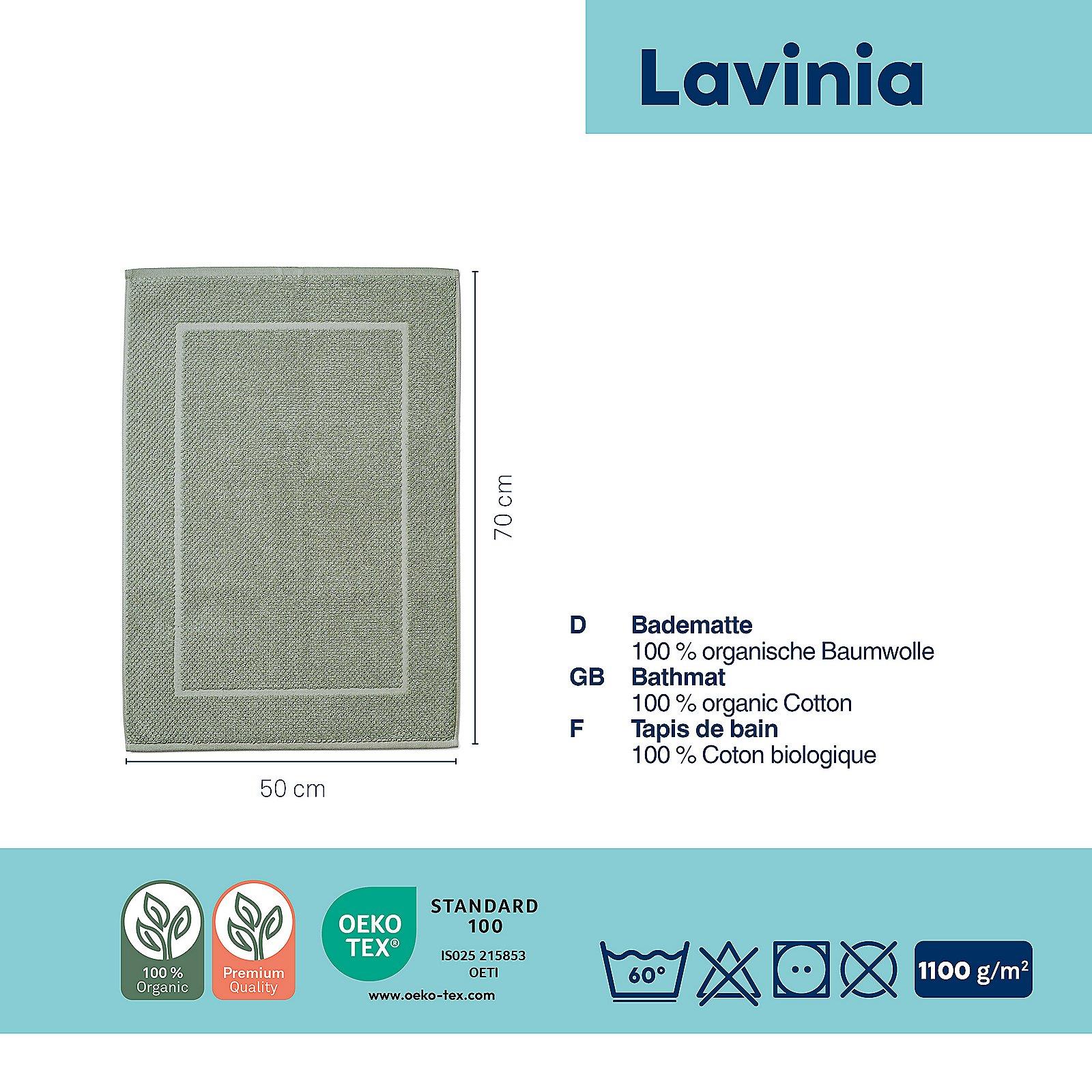 Kela BADVORLEGER LAVINIA in Farbe Hellgrau Kela BADVORLEGER LAVINIA in Farbe Hellgrau von Keck & Lang