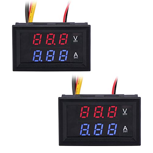 KeeYees 2 Stück 0,28 "Voltmeter Amperemeter Modul mit LED Display DC 0-100V 10A für Multimeter KeeYees 2 Stück 0,28 "Voltmeter Amperemeter Modul mit LED Display DC 0-100V 10A für Multimeter von KeeYees