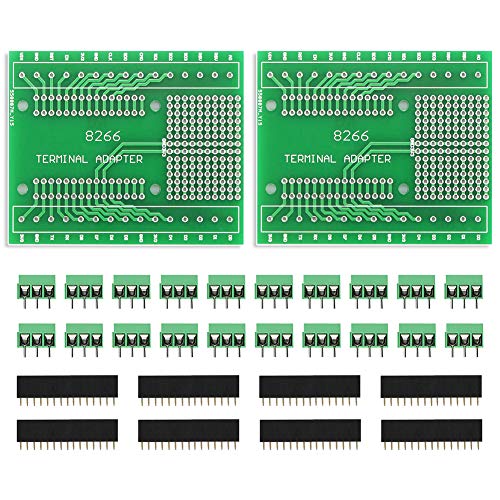 KeeYees 2 Stück Erweiterungskarte Kits GPIO 1 in 2 PCB Board für ESP8266 ESP-12E für NodeMCU WiFi Entwicklungs-Board KeeYees 2 Stück Erweiterungskarte Kits GPIO 1 in 2 PCB Board für ESP8266 ESP-12E für NodeMCU WiFi Entwicklungs-Board von KeeYees
