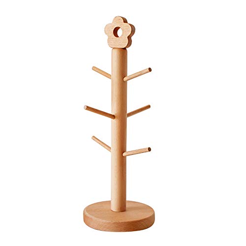 Keebgyy Tassenhalter-Baum, Kaffeetassenhalter, Tassenbaum mit 6 Haken, Tassenständer für die Arbeitsplatte, Tassenständer, Küchen-Organizer, Café-Zubehör-Dekoration, Küchen-Organizer,(#1) von Keebgyy