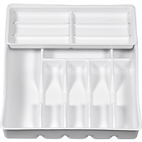 KEEEPER Besteckkasten mit Einsatz 38x42,5x7,5cm weiß von Keeeper