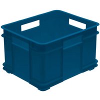 Aufbewahrungsbox Eurobox xl, Kunststoff eco (pp), 43 x 35 x 24 cm, 28 l, Blau von Keeeper