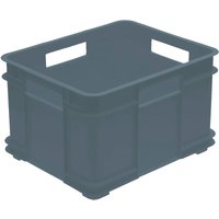 Keeeper - Aufbewahrungsbox Eurobox xl, Kunststoff eco (pp), 43 x 35 x 24 cm, 28 l, Grau von Keeeper
