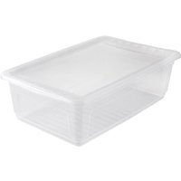 Keeeper - Aufbewahrungsboxen, natürlicher transparent, 59 x 39 x 18 cm von Keeeper