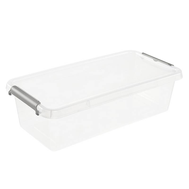 Keeeper Clipbox 'Lara' natural transparent 39 x 20 x 11 cm  5,75 l mit Deckel von Keeeper