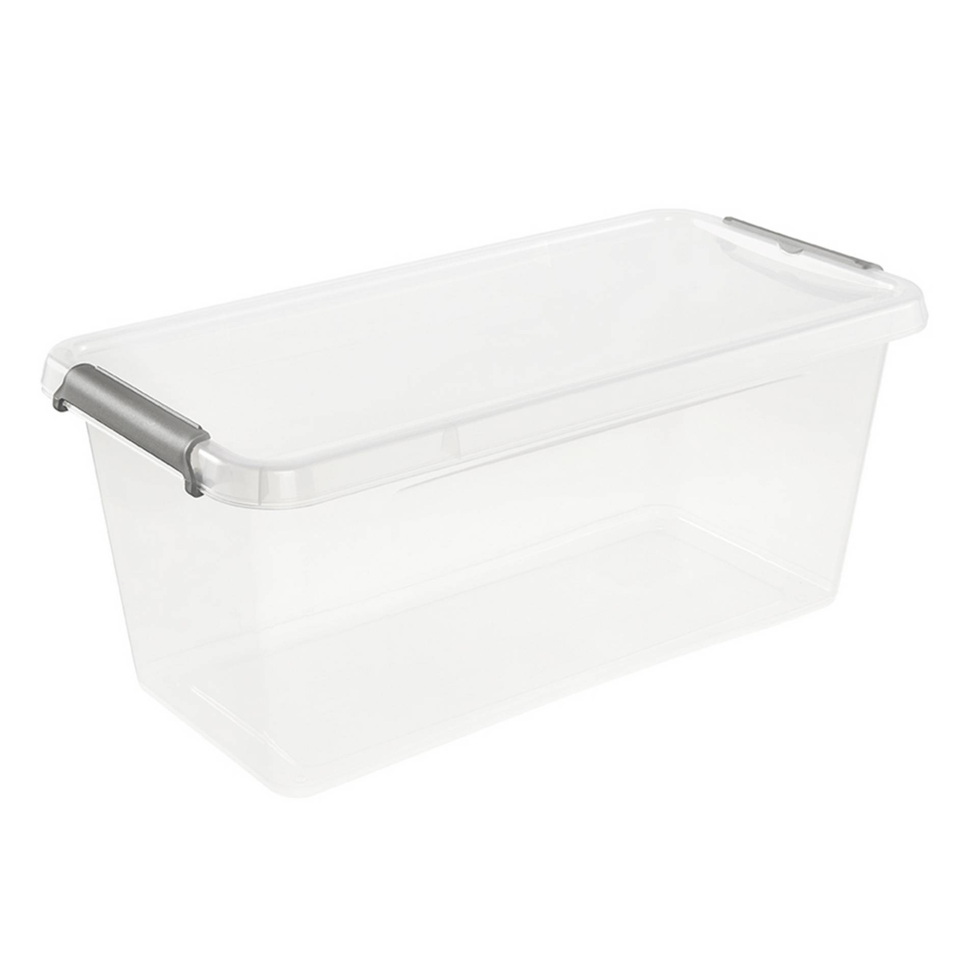 Keeeper Clipbox 'Lara' natural transparent 39 x 20 x 16,5 cm 8,35 l mit Deckel Keeeper Clipbox 'Lara' natural transparent 39 x 20 x 16,5 cm 8,35 l mit Deckel von Keeeper