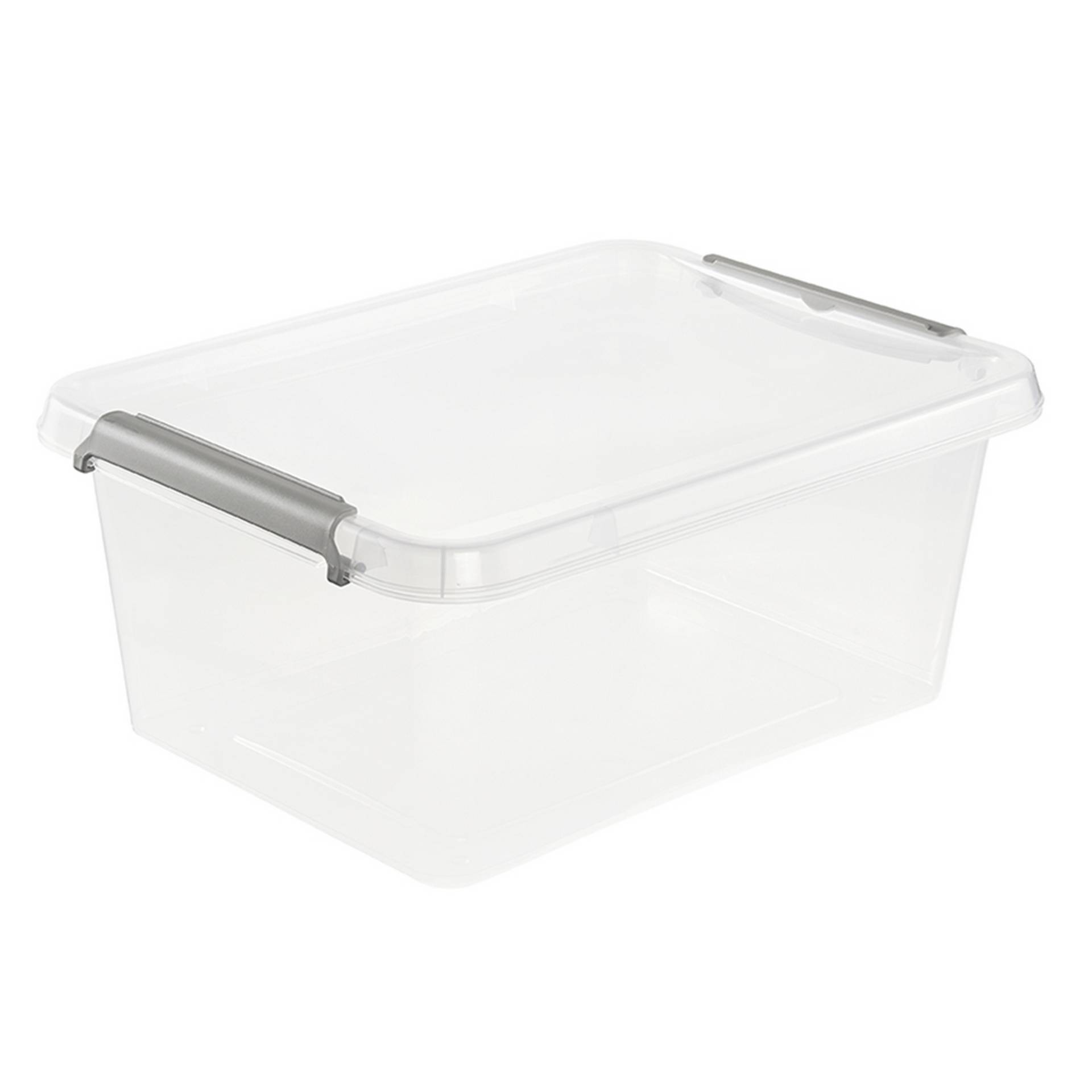 Keeeper Clipbox 'Lara' natural transparent 39 x 29 x 16,5 cm 12,5 l mit Deckel Keeeper Clipbox 'Lara' natural transparent 39 x 29 x 16,5 cm 12,5 l mit Deckel von Keeeper