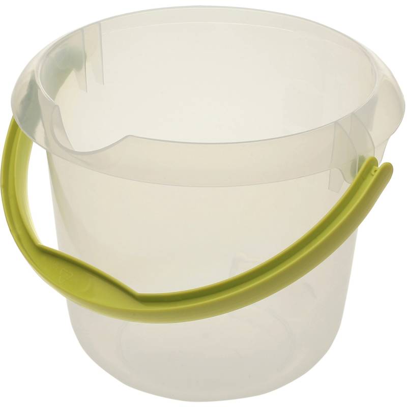 Keeeper Eimer Mika mit integrierter Mess-Skala 5 l Transparent von Keeeper
