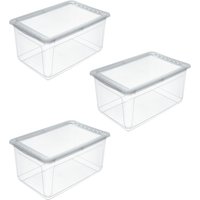 keeeper Aufbewahrungsbox "bea, 3er Set, mit Air Control-System 43L, 59 x 39 x 27 cm" Air-Control-System, stapelbar keeeper Aufbewahrungsbox "bea, 3er Set, mit Air Control-System 43L, 59 x 39 x 27 cm" Air-Control-System, stapelbar von Keeeper