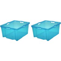keeeper Organizer "franz", (Set, 2 St.), Aufbewahrungsboxen xxl, hochwertiger Kunststoff, 44 L von Keeeper