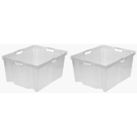 keeeper Organizer "franz", (Set, 2 St.), Aufbewahrungsboxen xxl, hochwertiger Kunststoff, 44 L von Keeeper